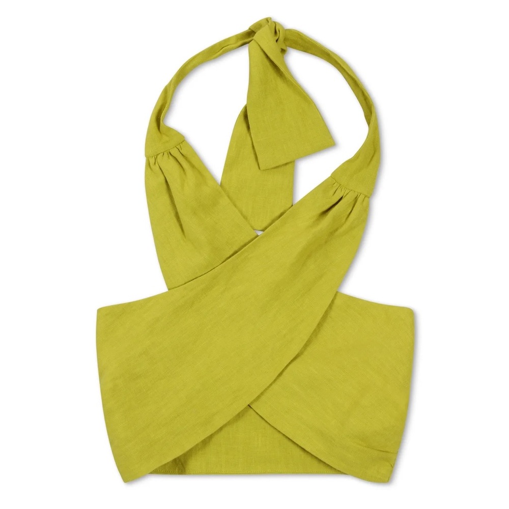 Simon Miller Lime Green Crop Top